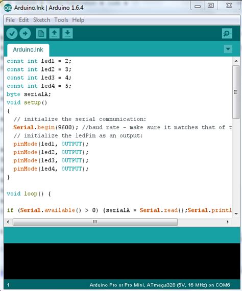 screenshot arduino code.